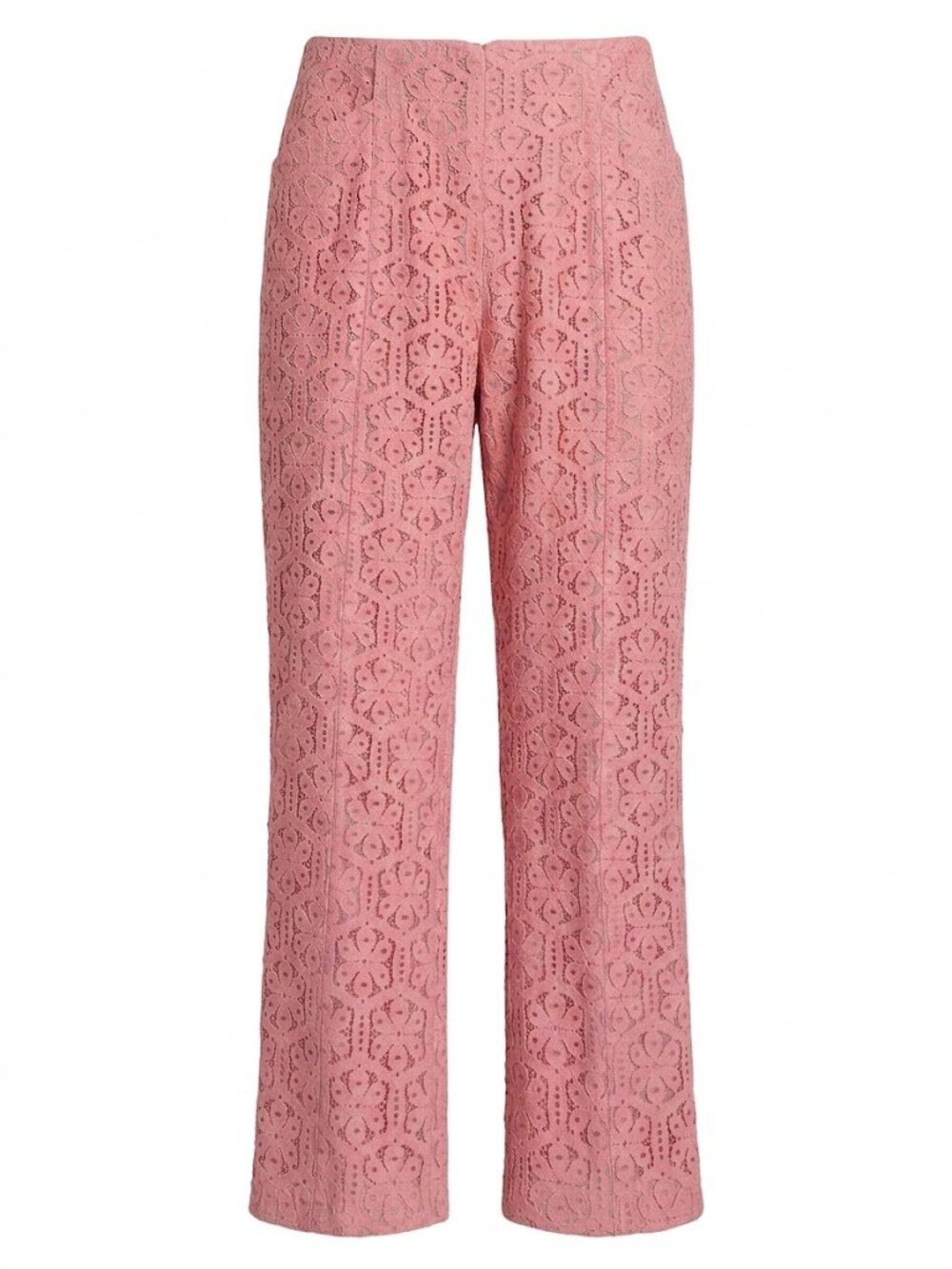 Anthropologie Corey Lynn Calter Lace Cropped High Waisted Pants